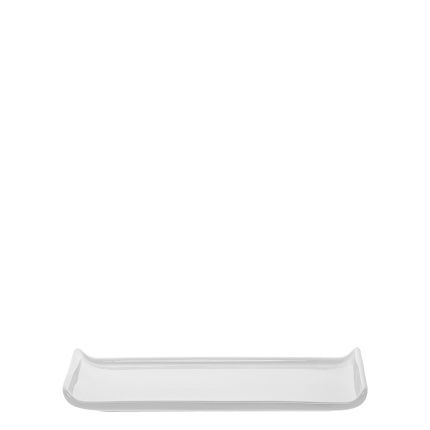 Plateau blanc Lunasol 28 x 12,5 cm