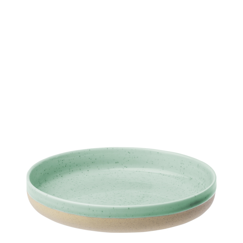 Assiette plate Gaya RGB Vintage bleue brillante 20 cm