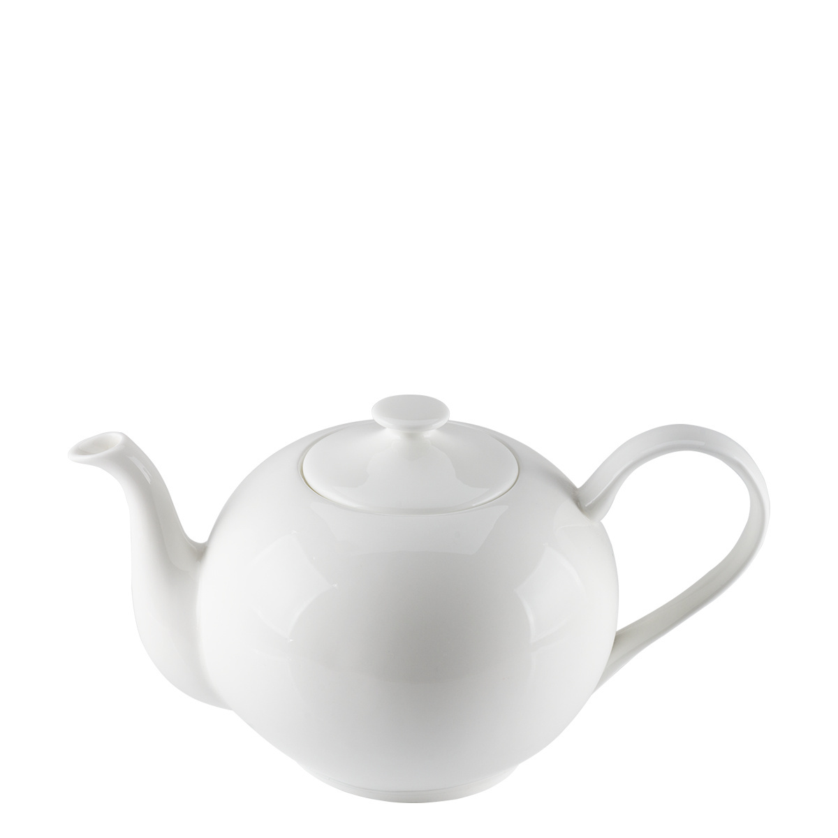 Théière blanche en porcelaine 1,2 l - Premium Platinum Line