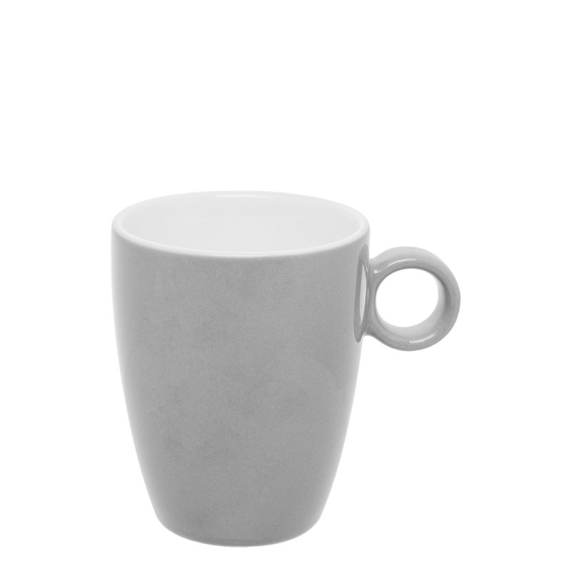 Tasse à café haute gris clair 190 ml - RGB