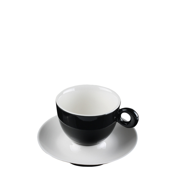 Soucoupe à café/thé noire 15 cm - RGB