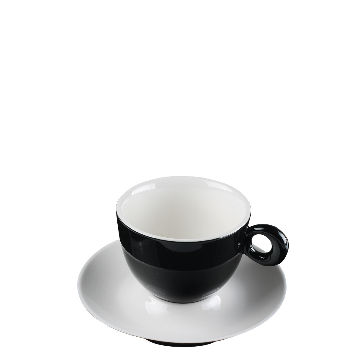 Soucoupe à café/thé noire 15 cm - RGB