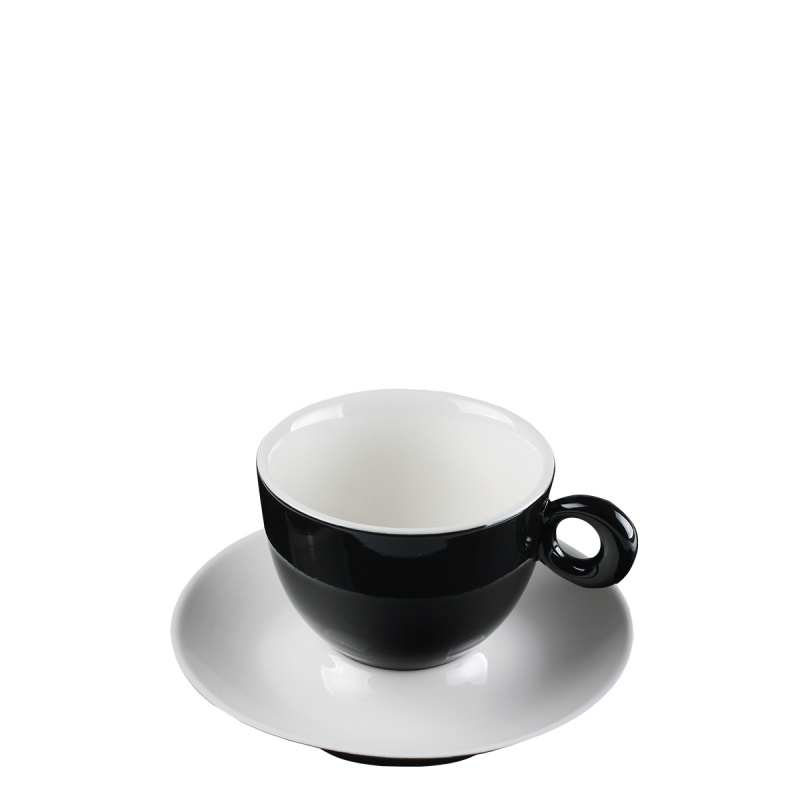 Soucoupe à café/thé noire 15 cm - RGB