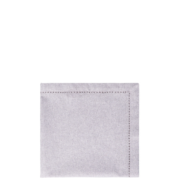 Serviettes en coton gris clair 45 x 45 cm 2 pcs – Basic Ambiente
