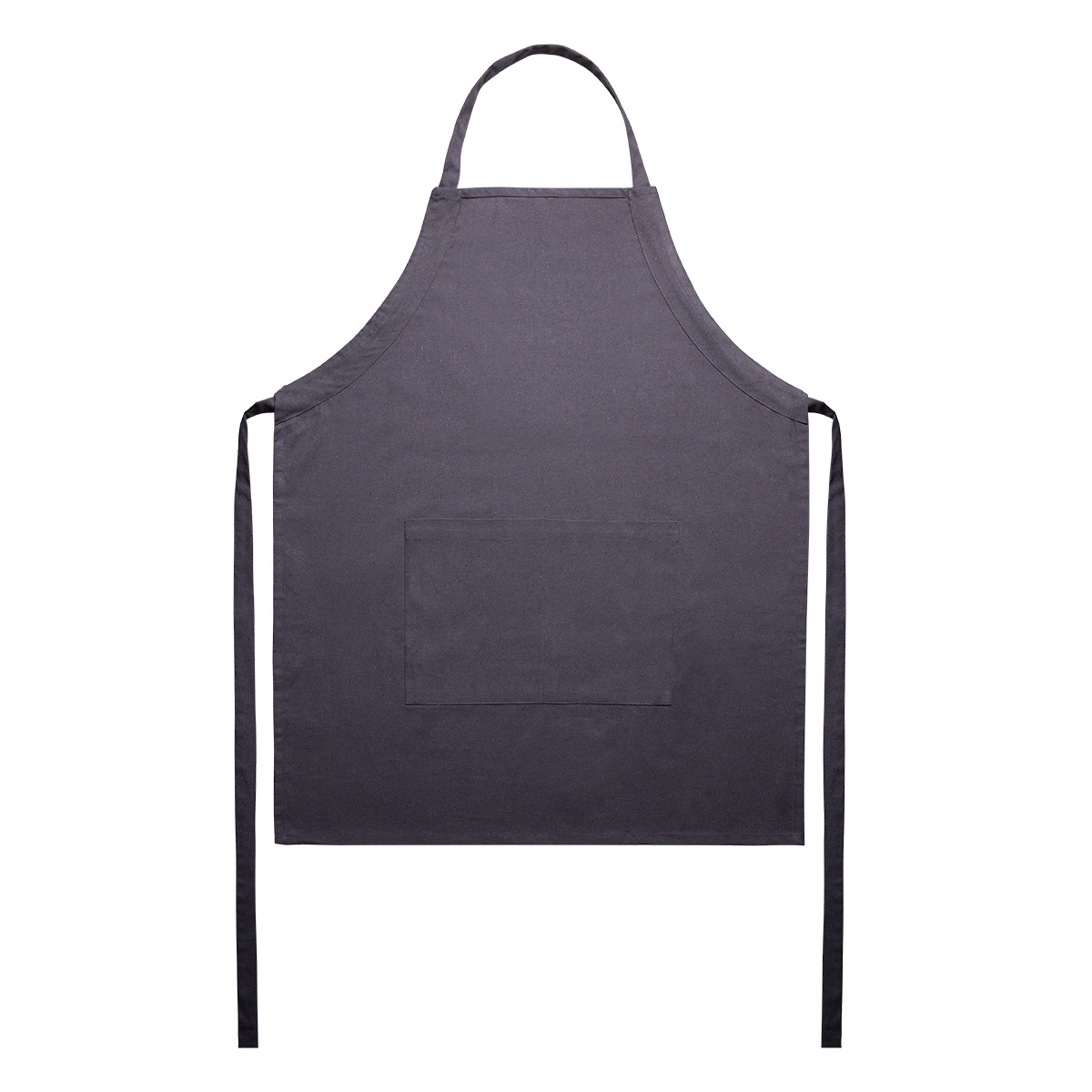Tablier en coton gris acier 70 x 85 cm – Basic Ambiente