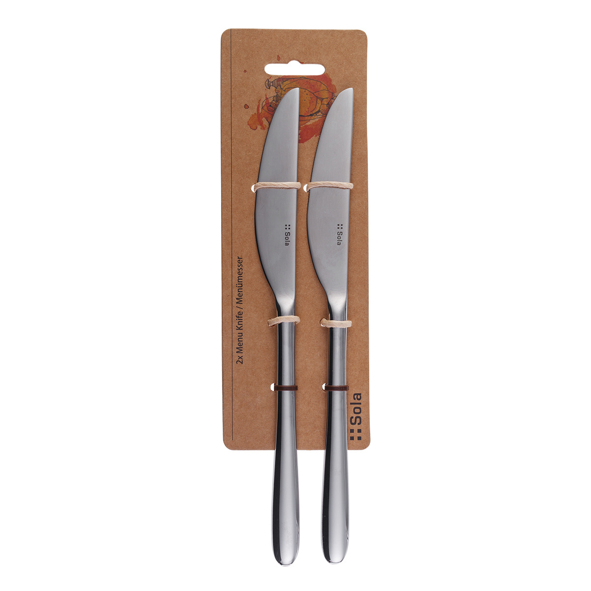 Couteaux de table set 2 pièces – Basic Alpha