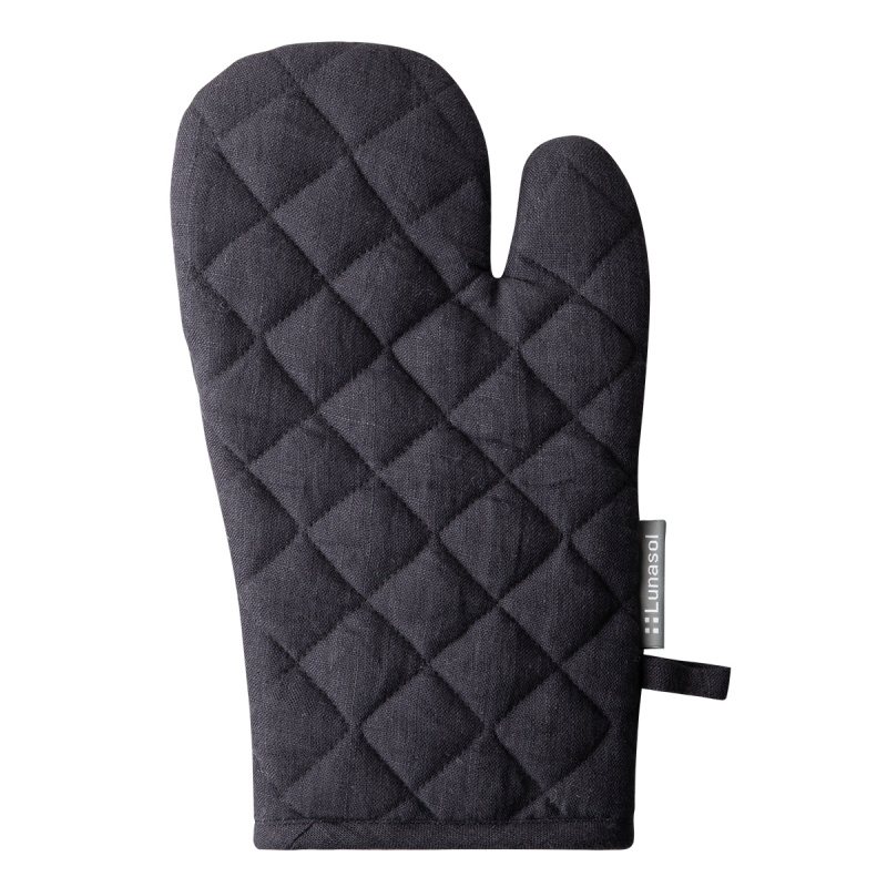 Gant de cuisine anthracite 19 x 32 cm - Gaya Ambiente
