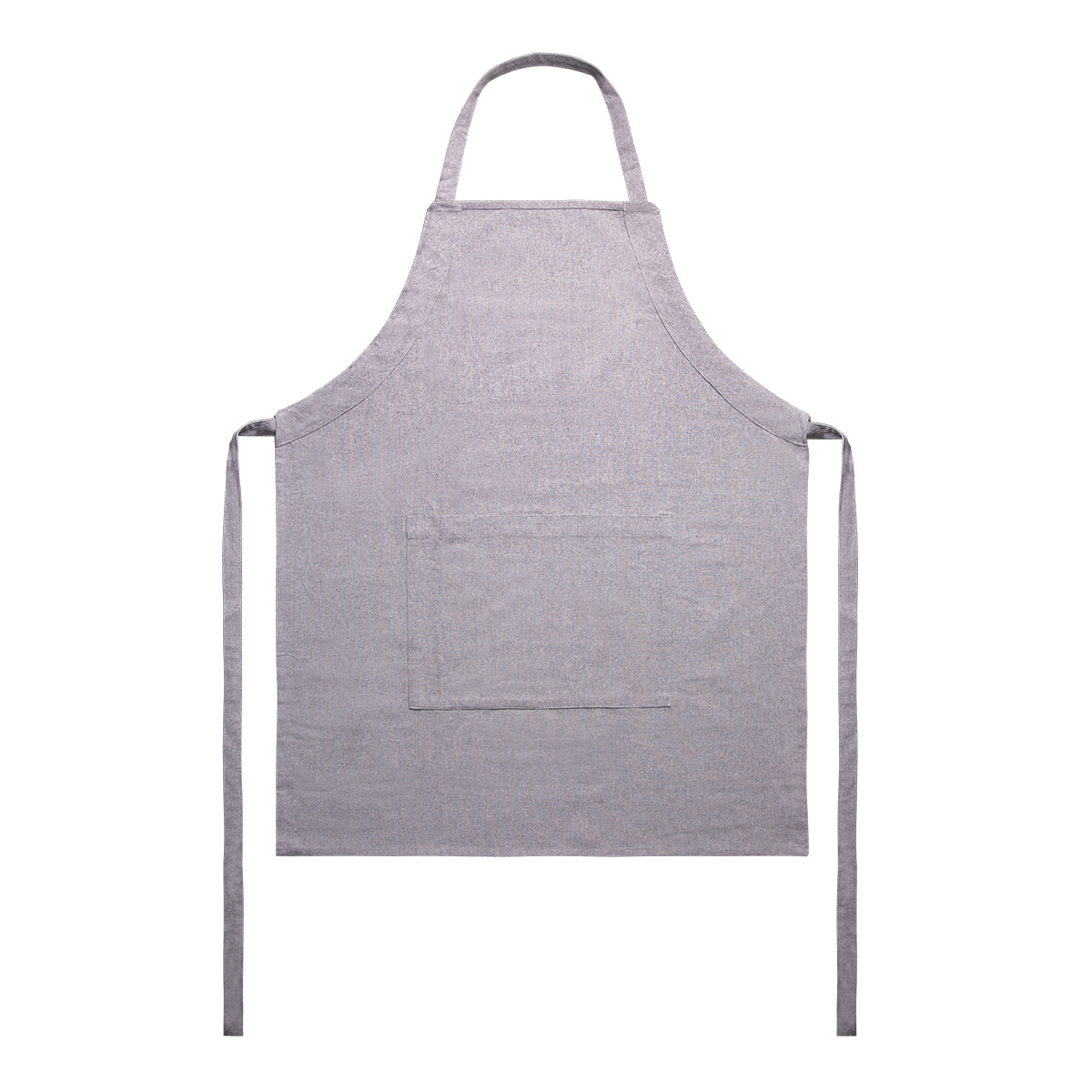 Tablier en coton gris clair 70 x 85 cm – Basic Ambiente