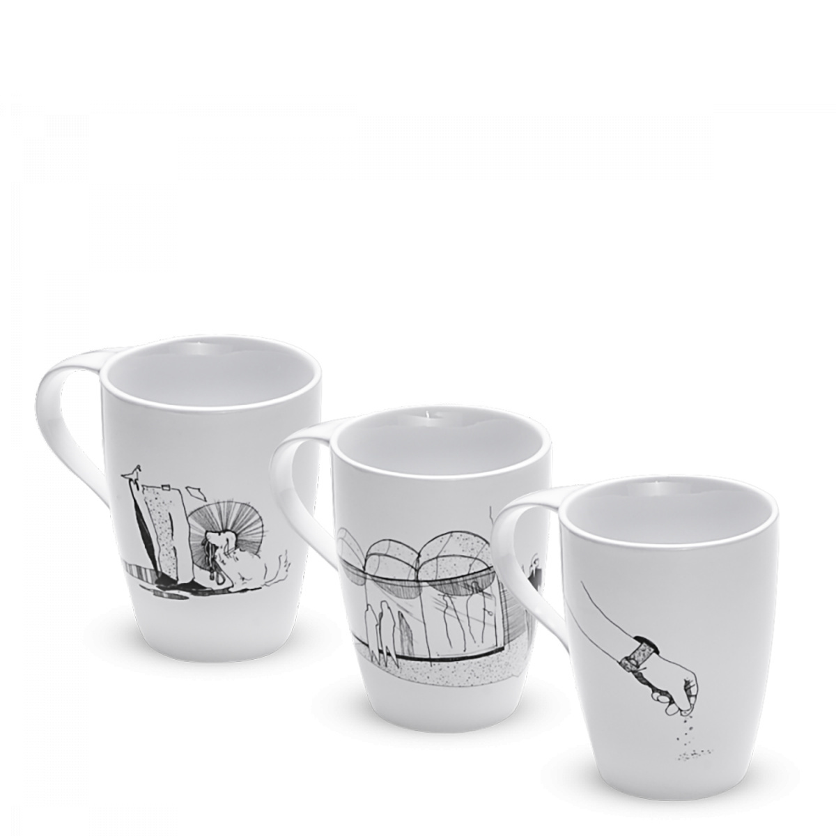 Tasse à thé, 360 ml set 3 pcs – Hotel Inn