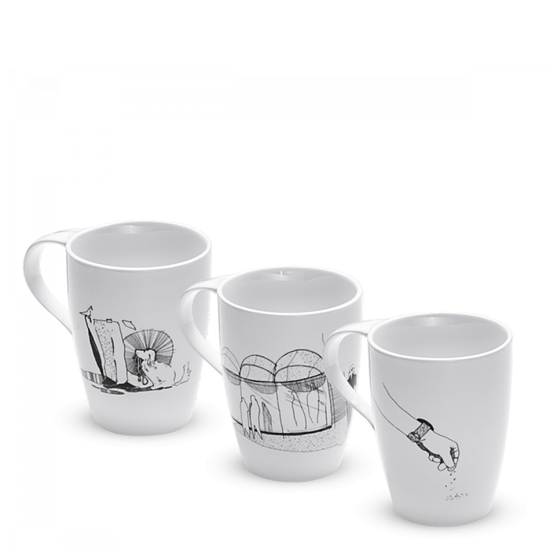 Tasse à thé, 360 ml set 3 pcs – Hotel Inn