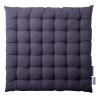 Coussin de chaise en coton gris acier 40 x 40 x 4 cm – Basic Ambiente