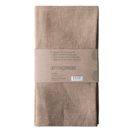 Torchon de cuisine bronze 50 x 70 cm 2 pcs - Gaya Ambiente