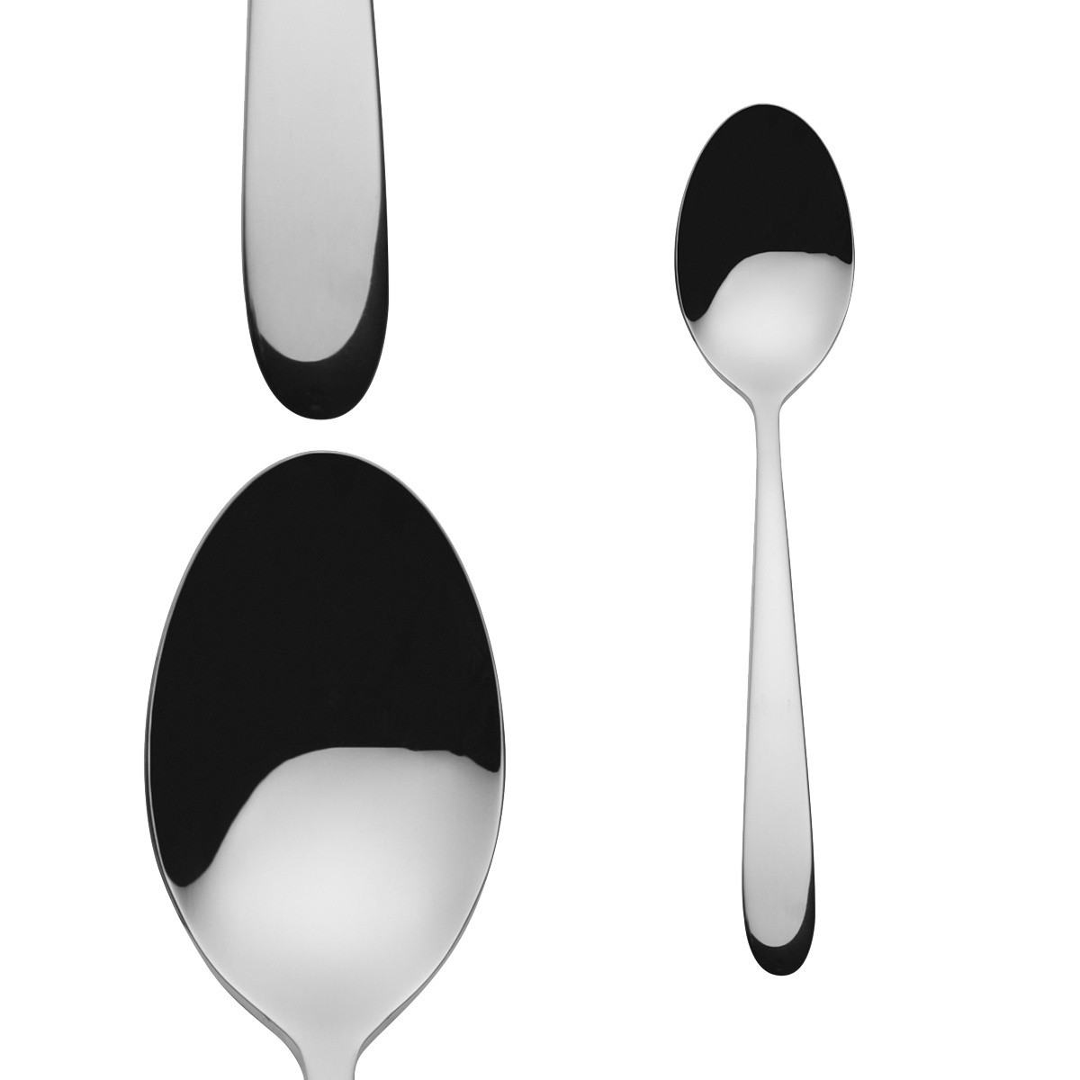 Set de cuillères à dîner 4 pcs – Basic Alpha
