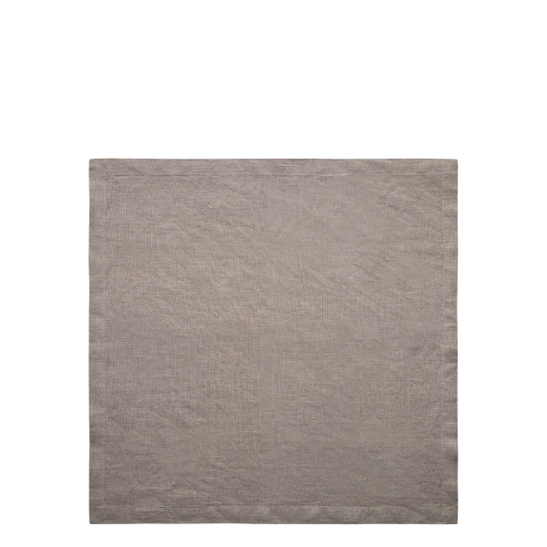 Serviettes en lin ardoise 50 x 50 cm 2 pcs - Gaya Ambiente