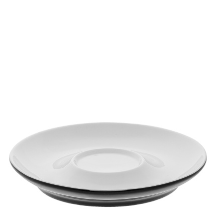 Soucoupe à thé pour une personne 16,5 cm - RGB noir