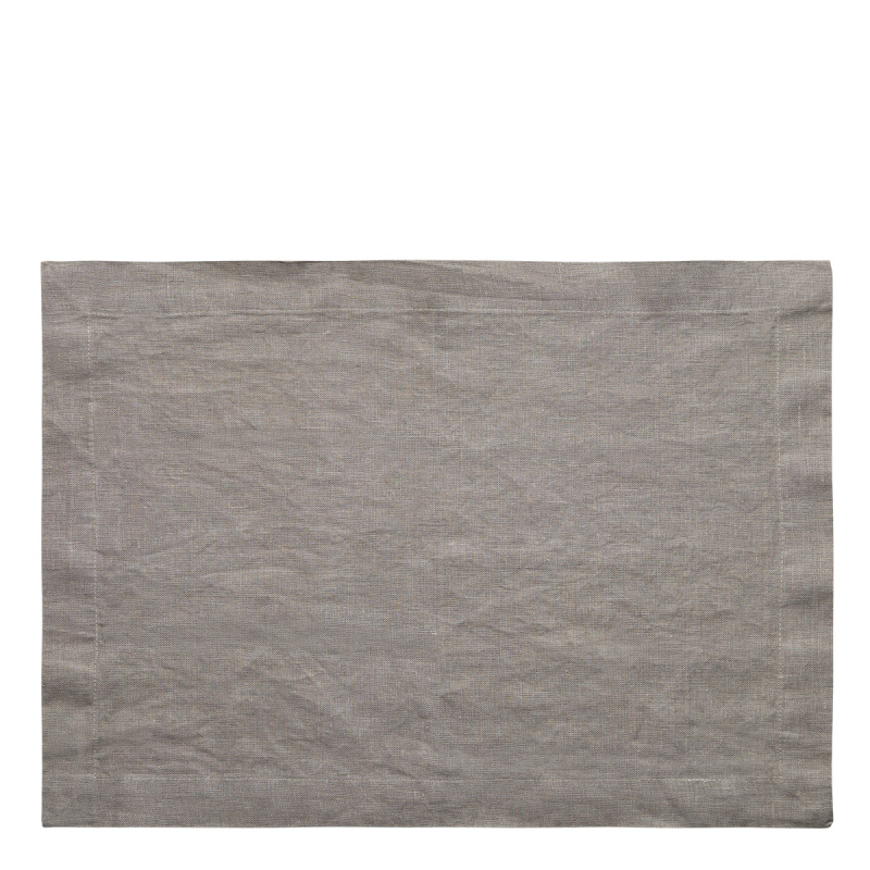 Set de table en lin ardoise 35 x 50 cm - Gaya Ambiente