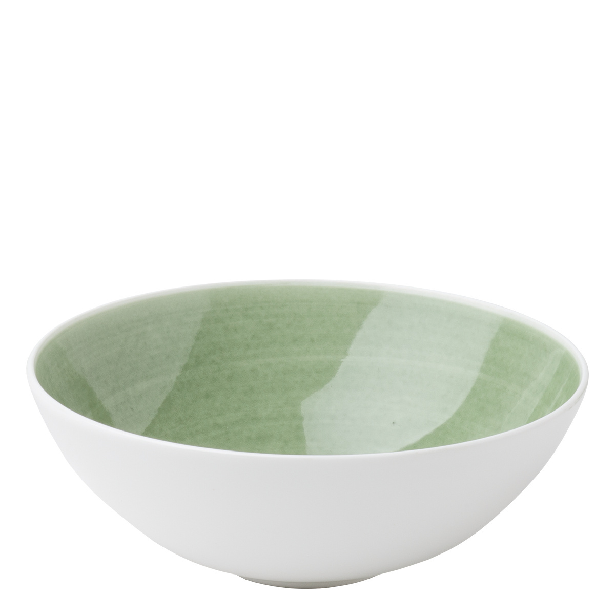 Bol à muesli olive/blanc ø15 cm - Grand Hotel Premium Couleur