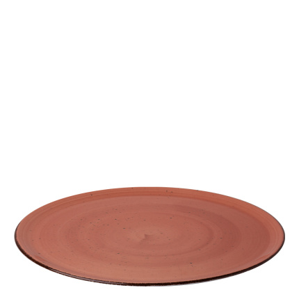 Assiette à pizza 35 cm rouge - Hotel Inn Chic colorée