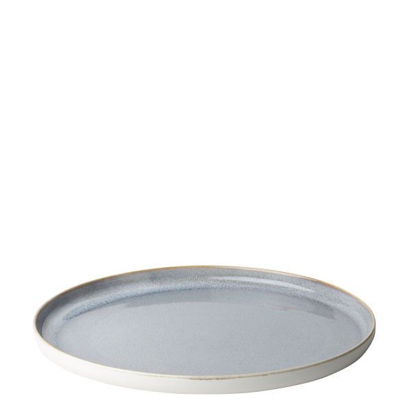 Assiette plate U-Coupe 280 mm - Gaya Atelier Glacial Ice