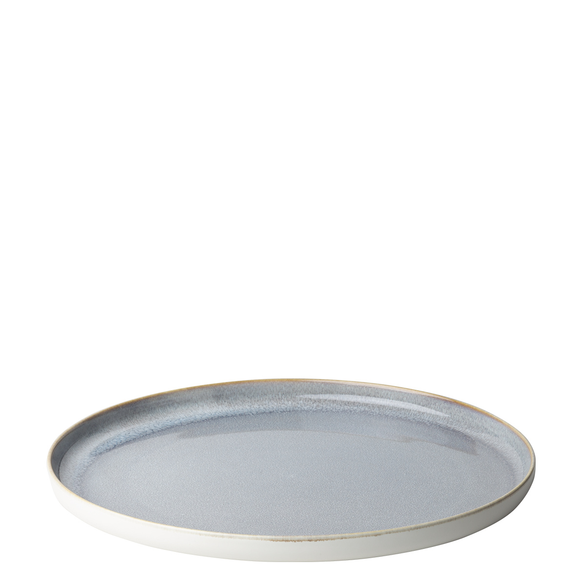 Assiette plate U-Coupe 280 mm - Gaya Atelier Glacial Ice