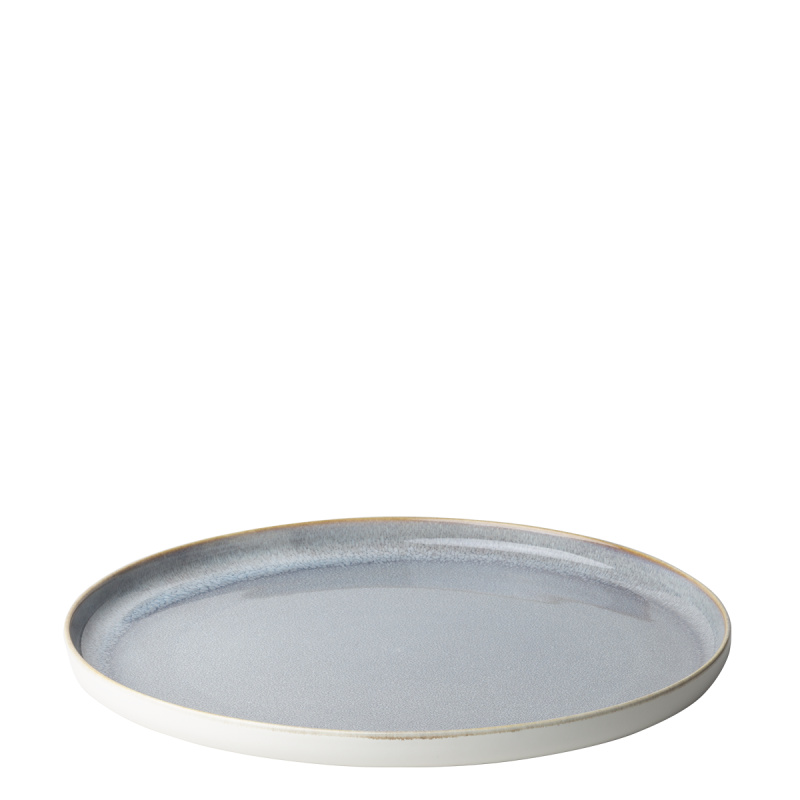 Assiette plate U-Coupe 280 mm - Gaya Atelier Glacial Ice