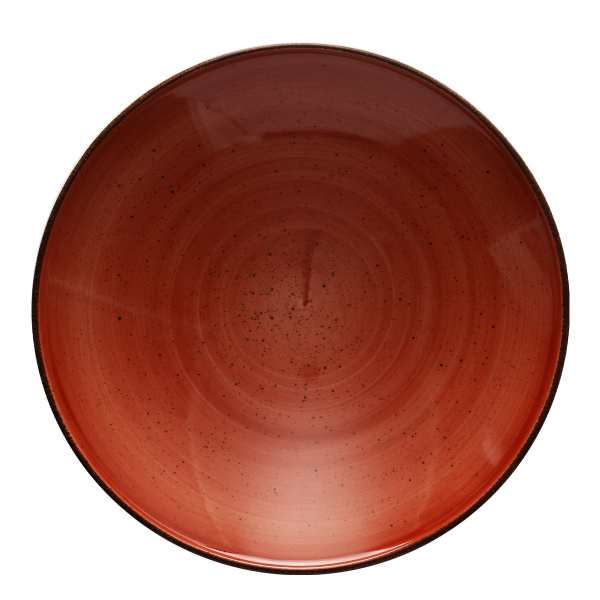 Assiette à pâtes Curve 30 cm rouge - Hotel Inn Chic coloré