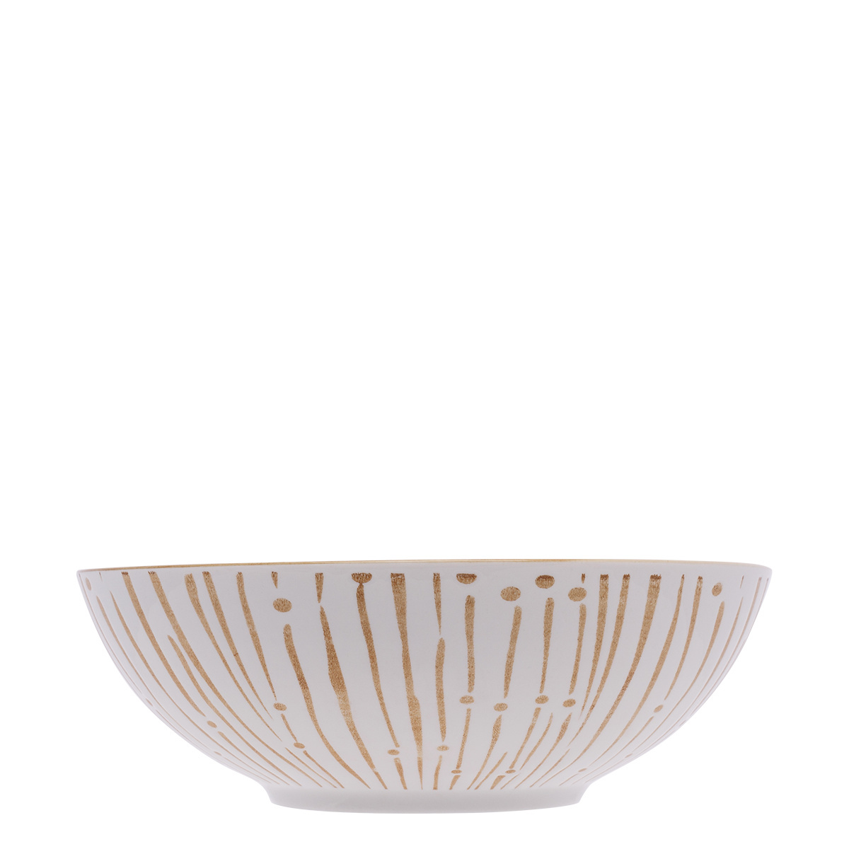 Bol à céréales blanc / champagne 17,8 cm - Basic
