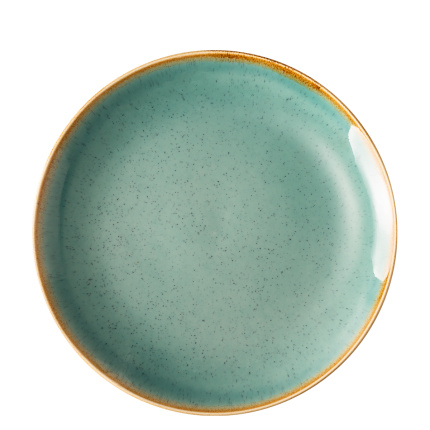 Assiette plate Sand turquoise 28 cm – Gaya