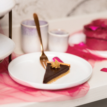 Assiette à dessert Coupe blanc 20 cm – Flow