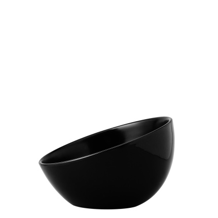 Grand bol noir Flow Eco – 19 cm