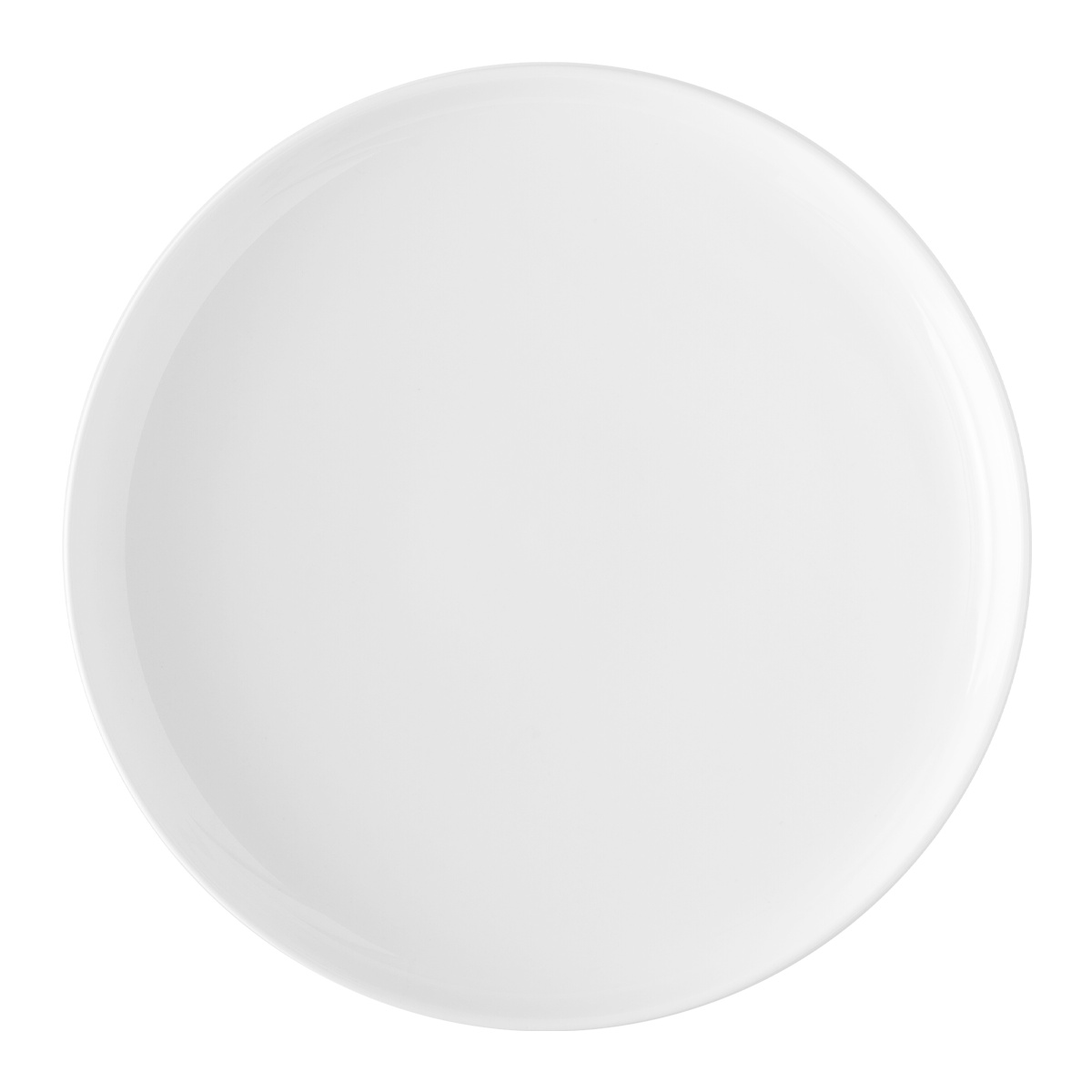 Assiette plate Coupe blanche 28 cm – Flow