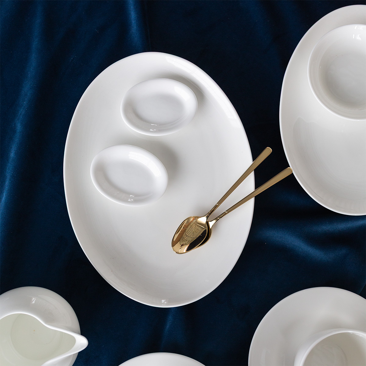 Set d'assiettes de service 26 pièces – Premium Platinum Line