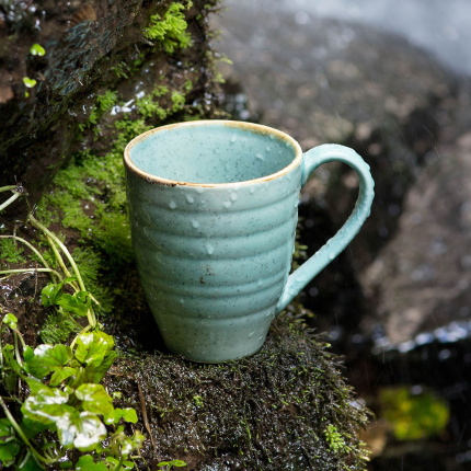 Tasse Spiral Sand turquoise 300 ml – Gaya