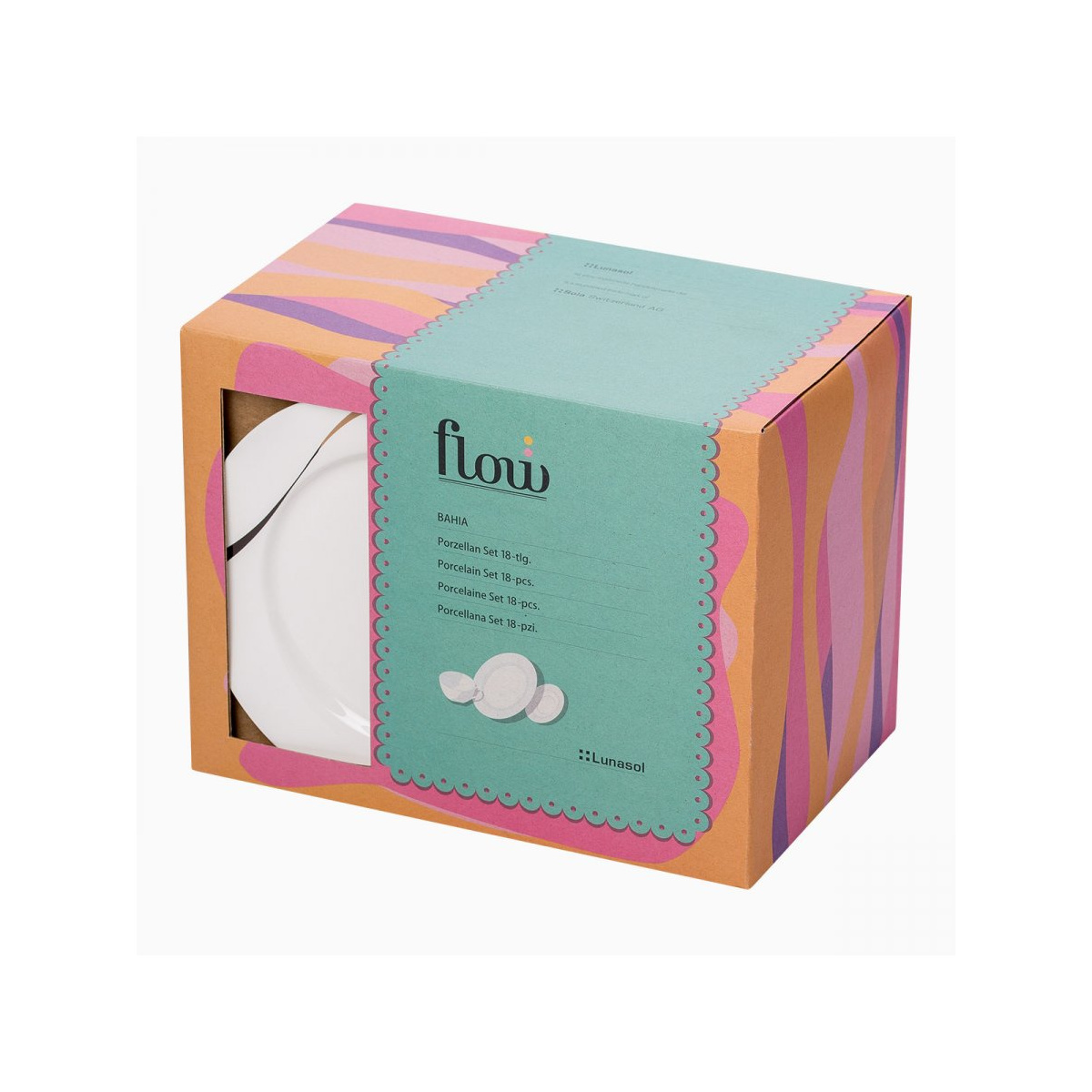 Set en porcelaine 18 pcs Bahia – Flow