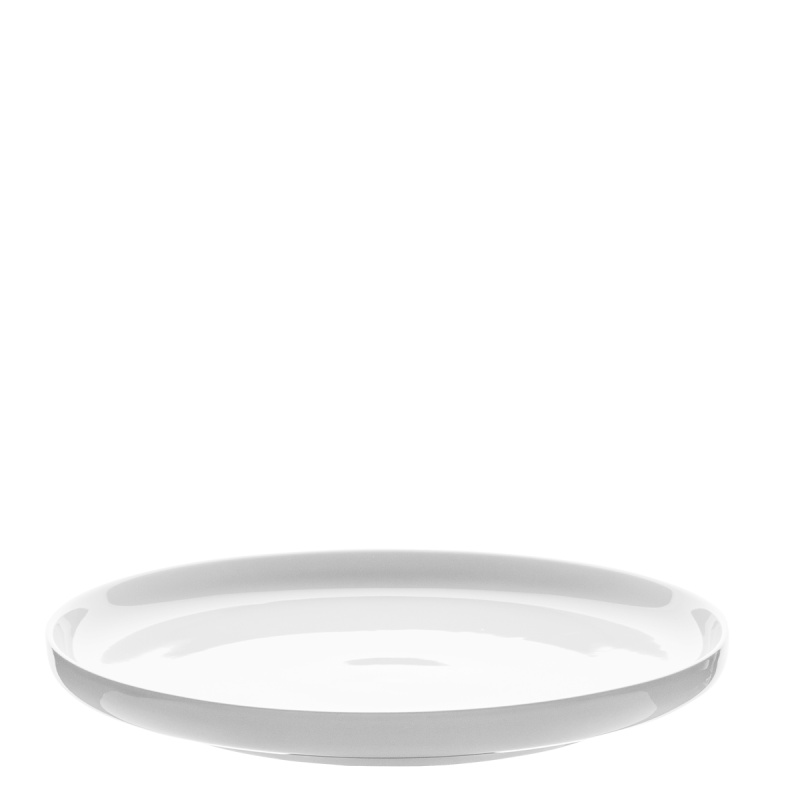 Assiette plate Coupe blanche 28 cm – Flow