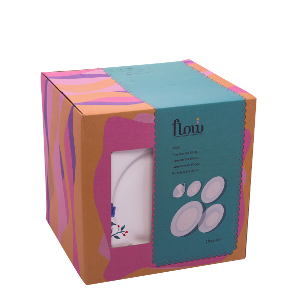 Set en porcelaine 30 pcs Lisse – Flow