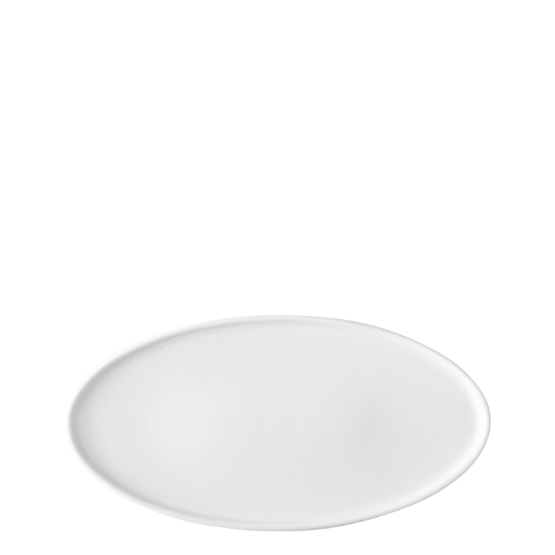 Assiette plate ovale U-Coupe 30.5 x 15.5 cm - FLOW Lunasol white