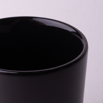 Tasse sans anse noire 80 ml - Flow