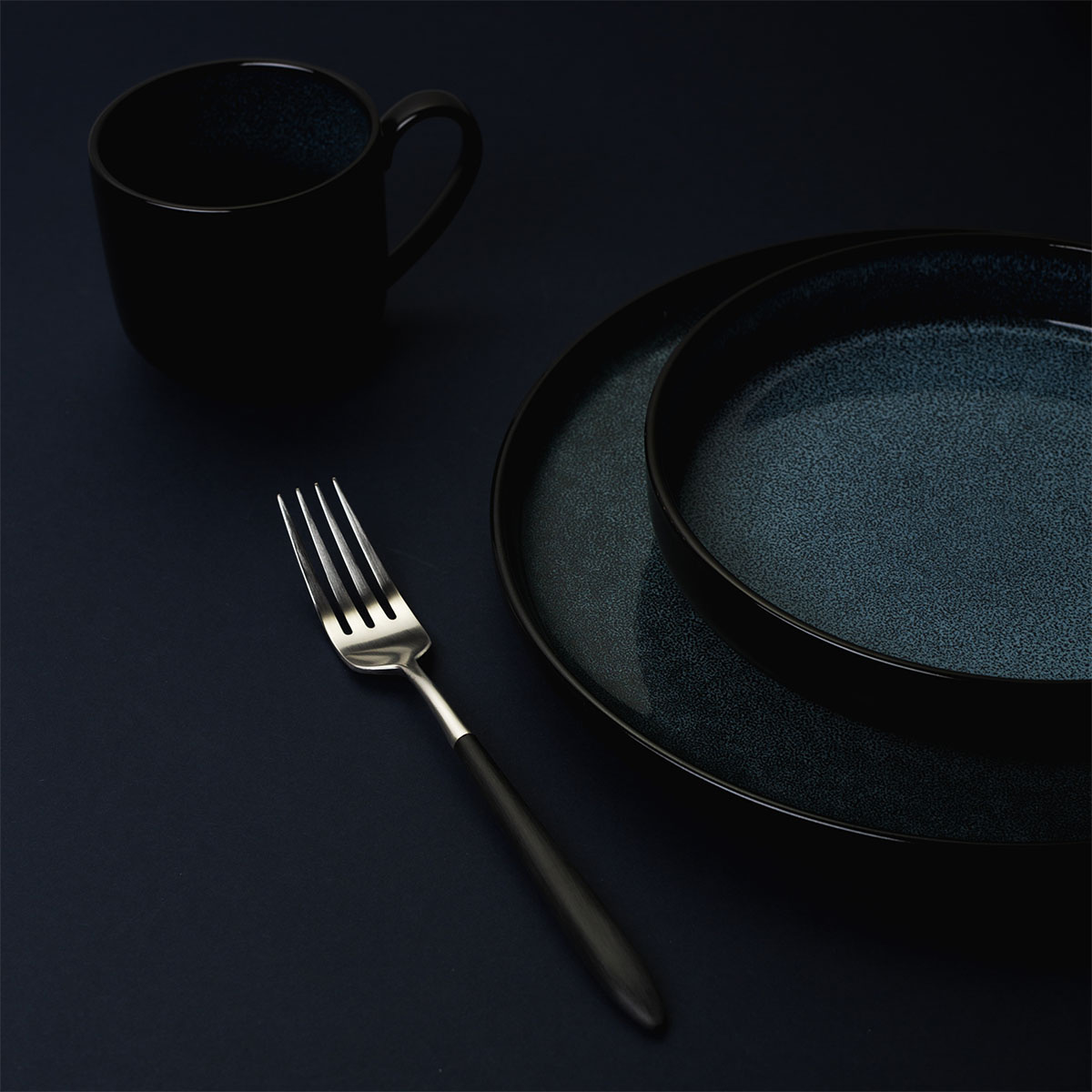 Assiette creuse Coupe 200 mm - Gaya RGB Night Sky Lunasol
