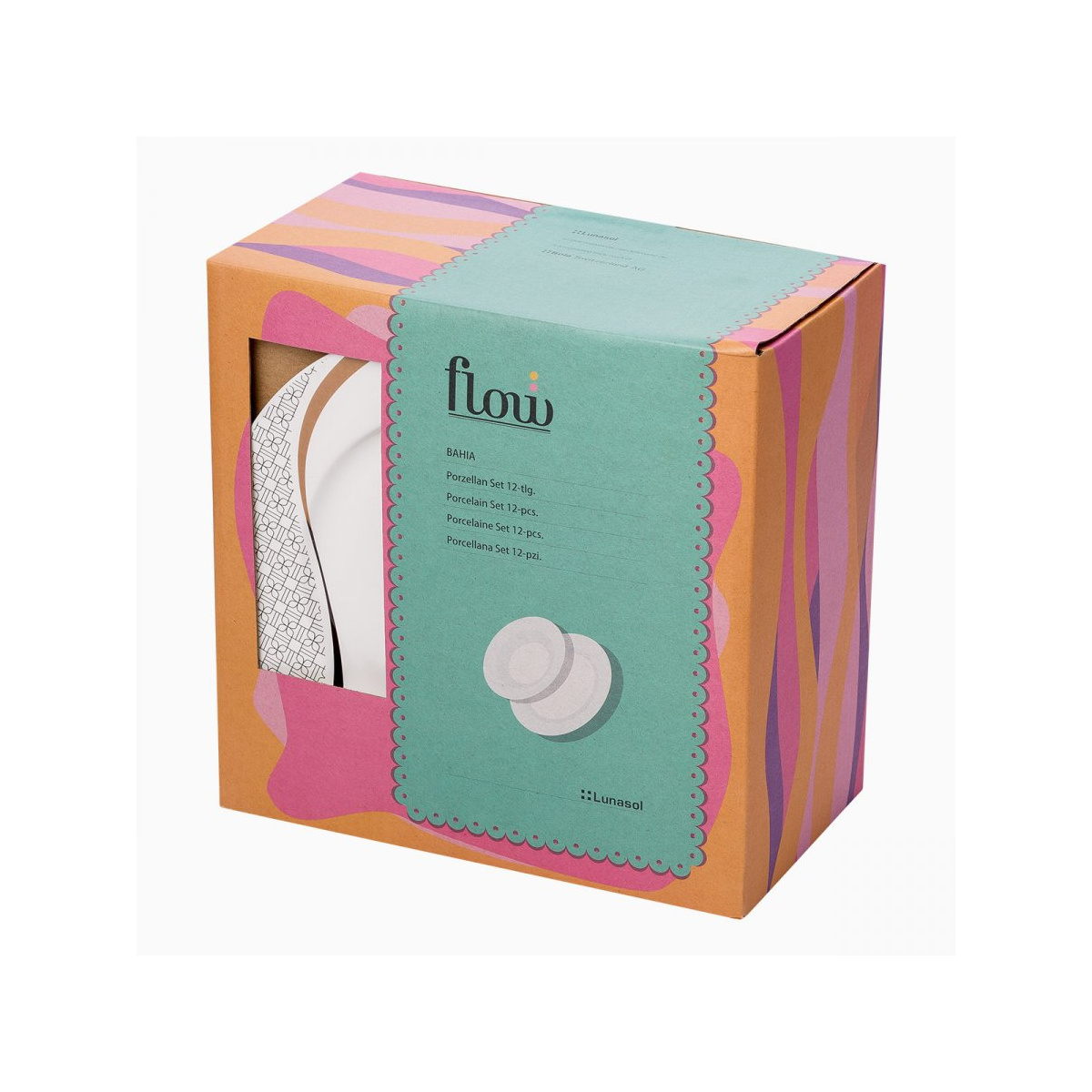 Set en porcelaine 12 pcs Bahia – Flow