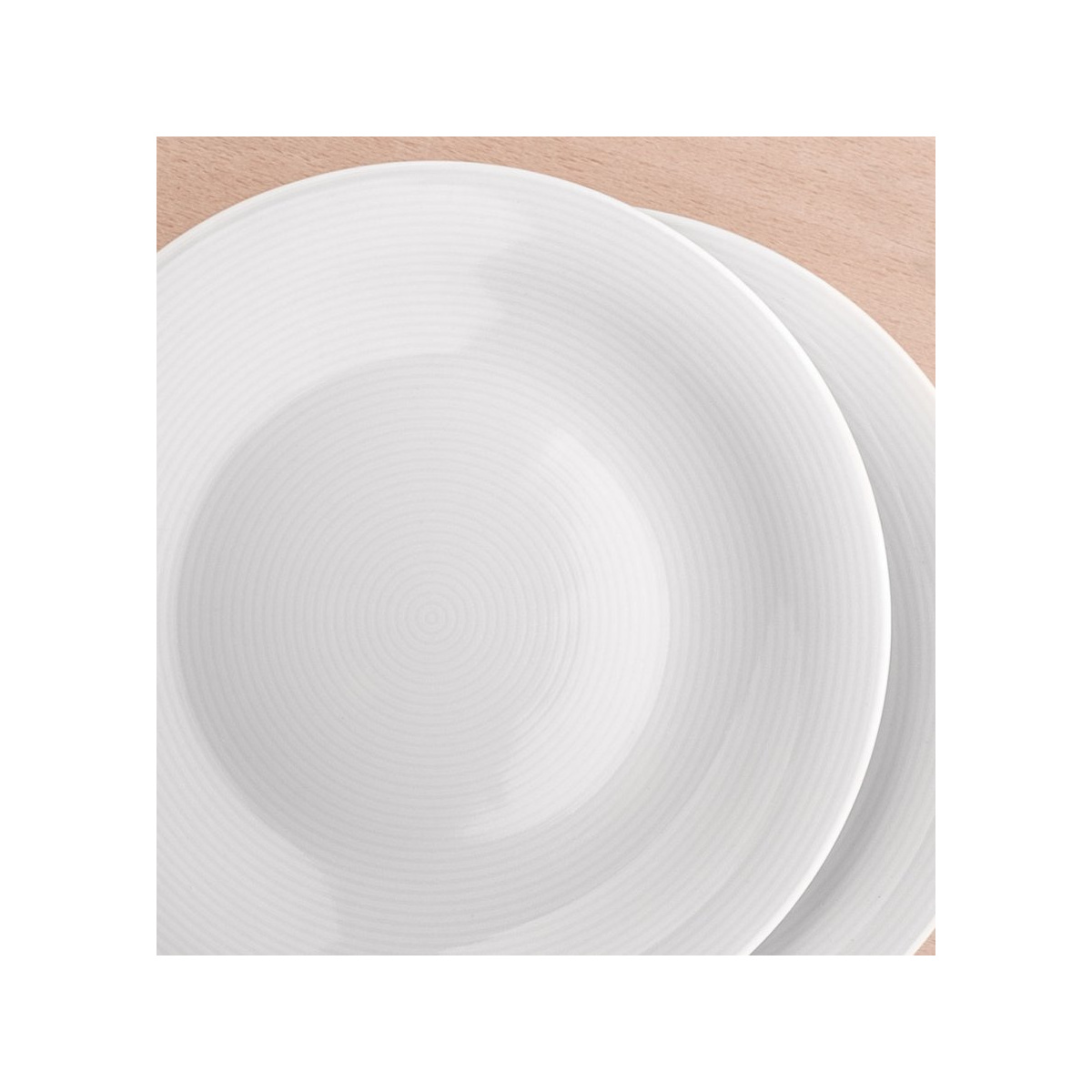 Assiette creuse 23 cm lot de 4 - Basic Chic