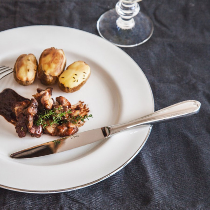 Assiette plate élégante 28 cm - Premium Platinum Line