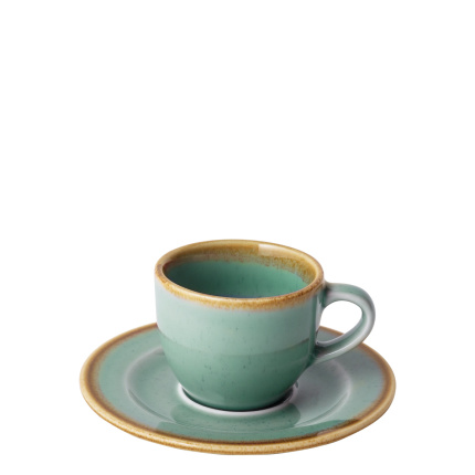 Soucoupe Mocca Sand turquoise ø12 cm – Gaya