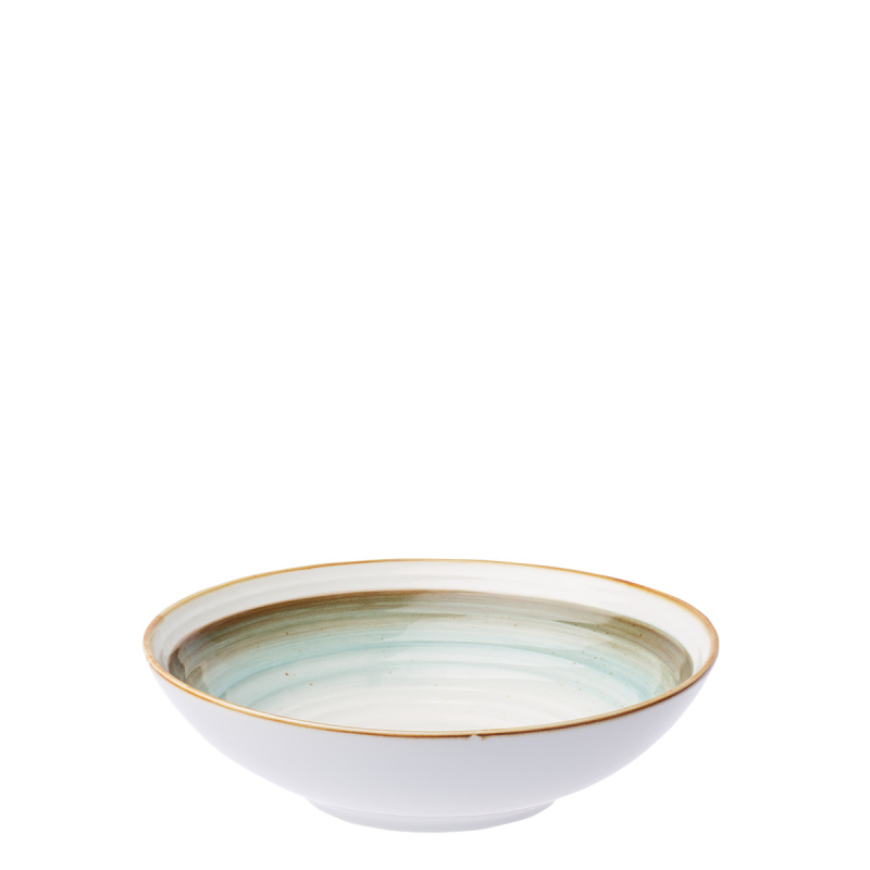 Assiette creuse Gaya Coupe Spiral Rustico 19,5 cm