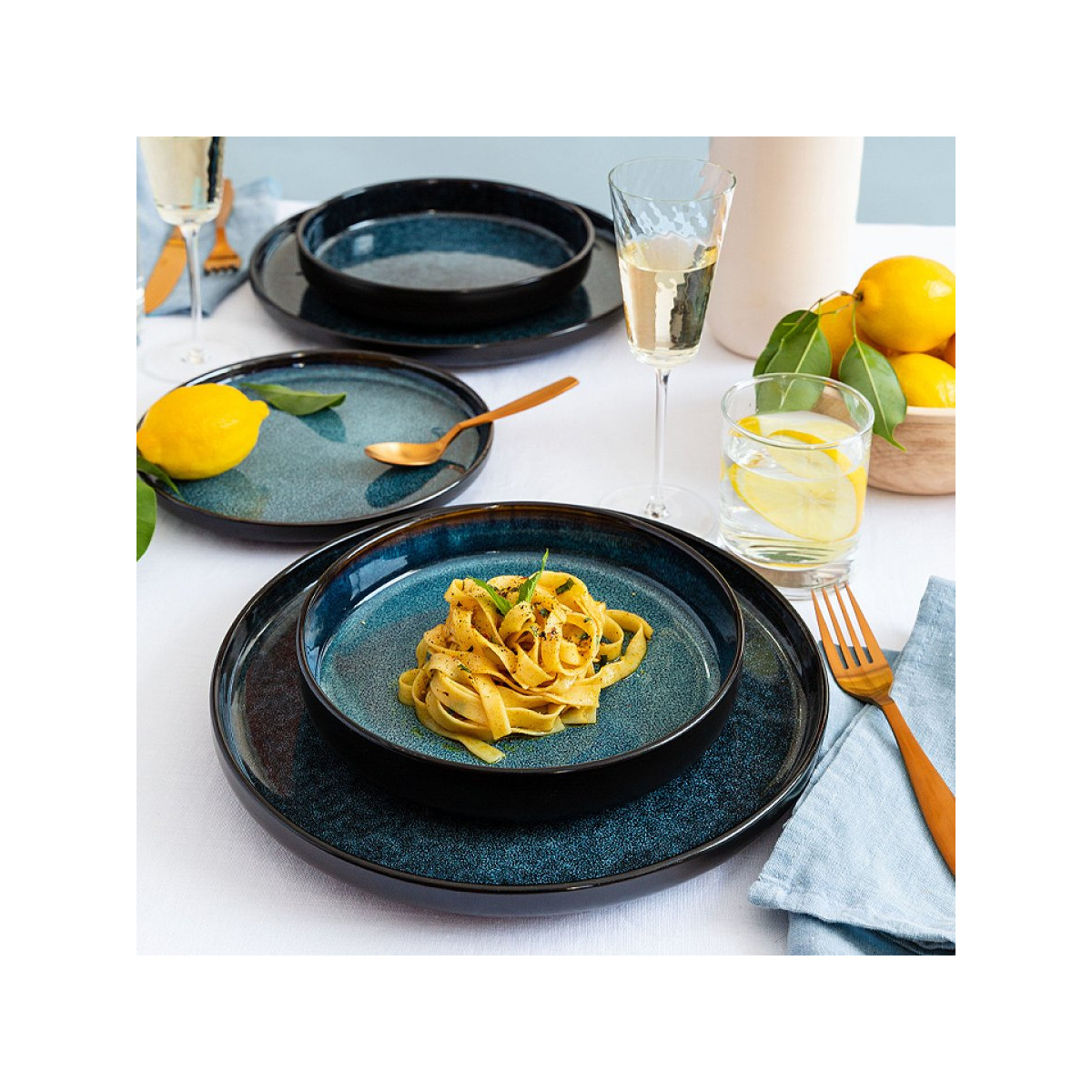 Assiette plate U-Coupe 280 mm - Gaya RGB Night Sky Lunasol