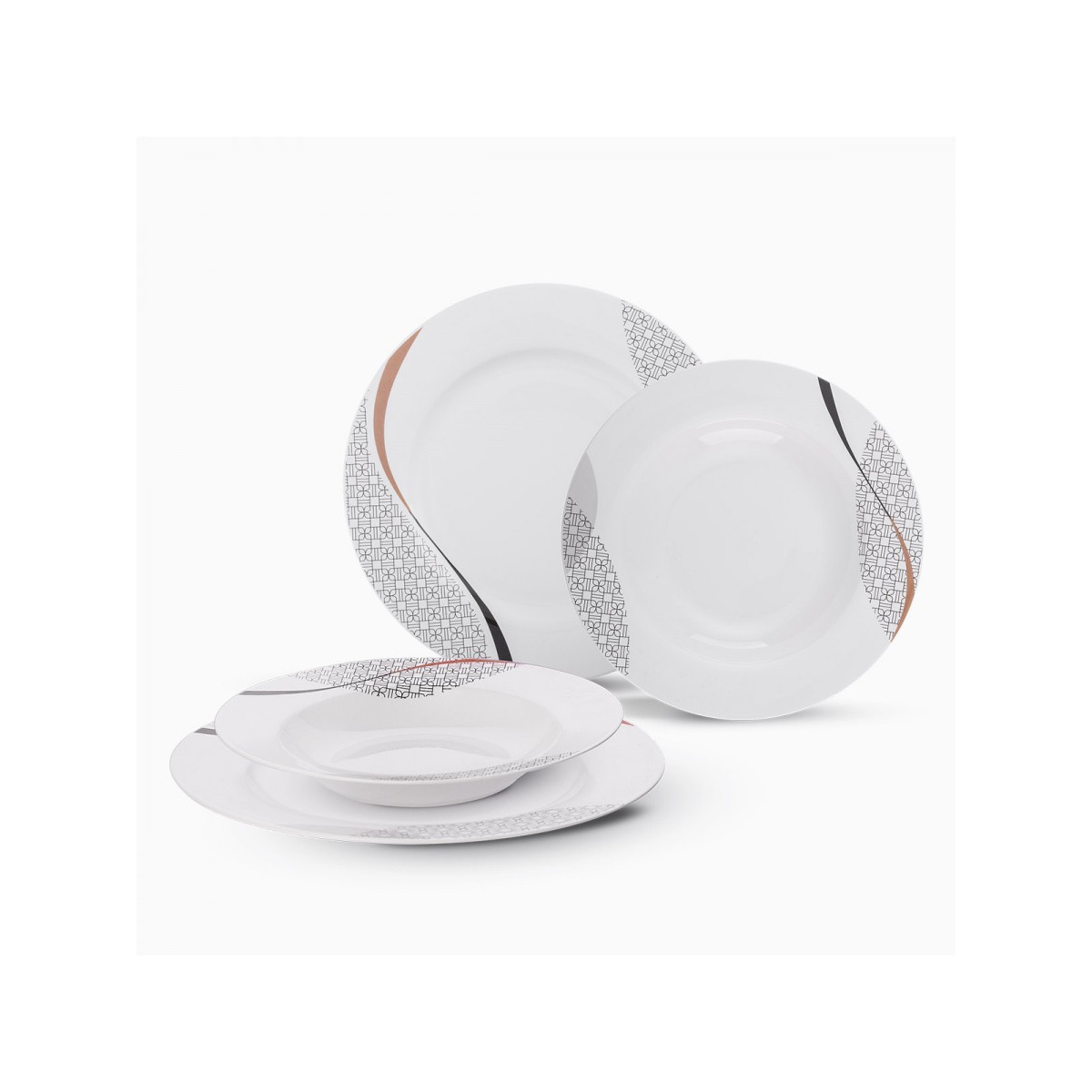 Set en porcelaine 12 pcs Bahia – Flow