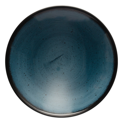 Assiette à pâtes Curve 30 cm bleue - Hotel Inn Chic colorée
