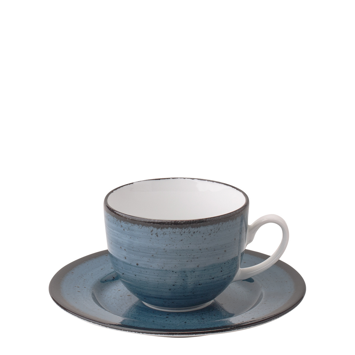 Soucoupe à café 16 cm bleue - Hotel Inn Chic colorée