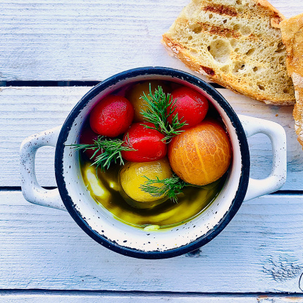 Petite casserole avec couvercle Flowl Atelier gris ø 10,2 cm - Gaya