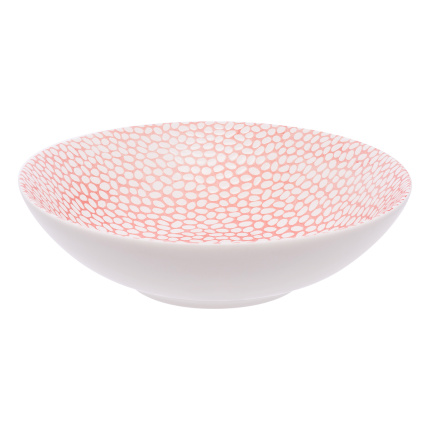 Assiette creuse texturée Coupe skin/blanche 19,5 cm – Flow